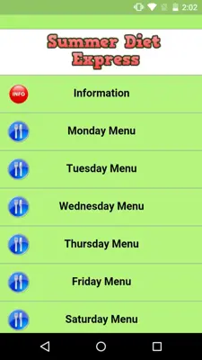 Summer Diet Express android App screenshot 4